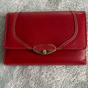 NWOT Red Leather Wallet